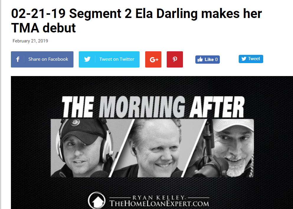 Ela Darling makes her TMA debut in Iggy's Interview of the Week
